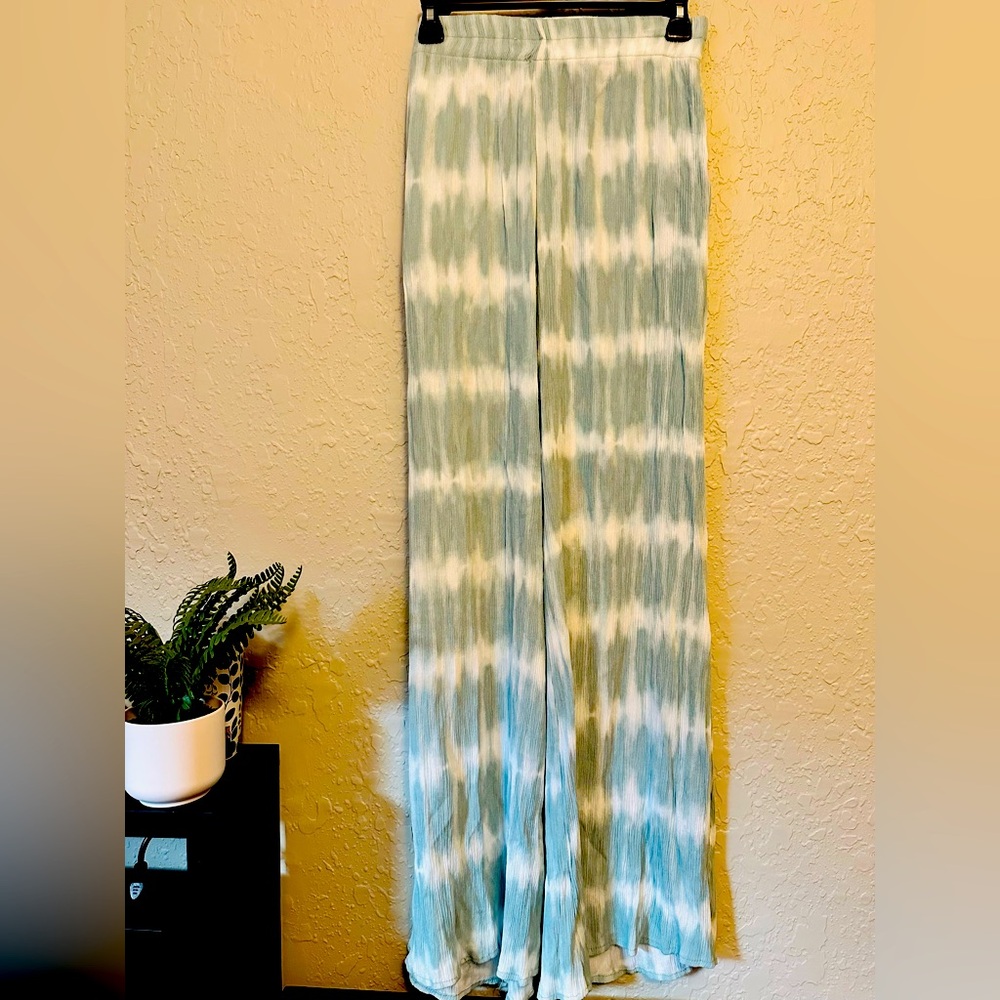 TYE DYE HIGHWAISTED LONG SLOUCH PANTS